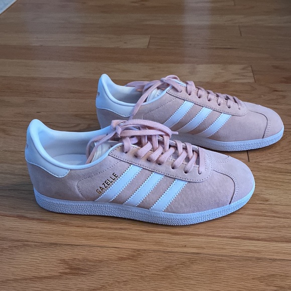 blush pink adidas gazelle